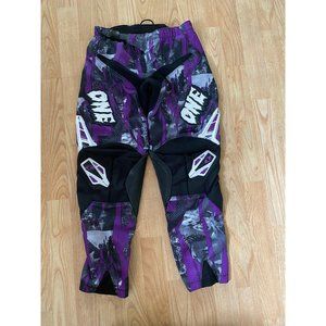 one industries carbon series 2.0 motocross purple black  pants